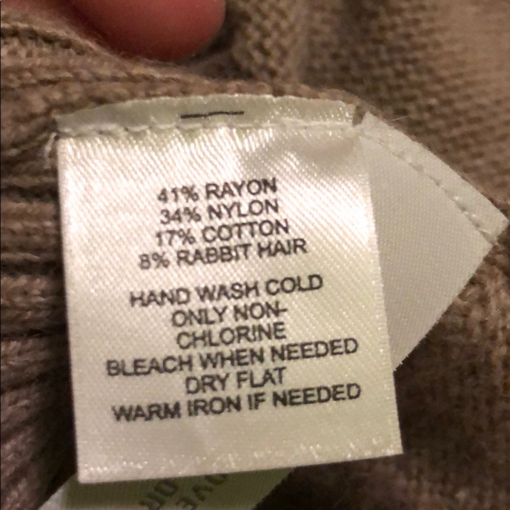 Ann Taylor LOFT tan sweater dress. Size medium. - Picture 5 of 5